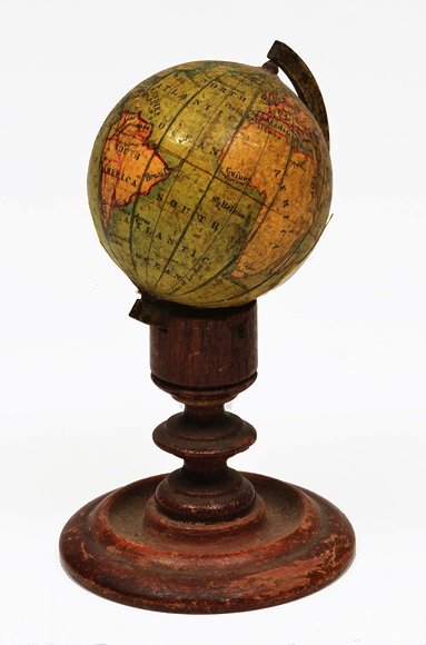 Appraisal: AN EARLY VICTORIAN POCKET TERRESTRIAL GLOBE inscribed 'Model of the