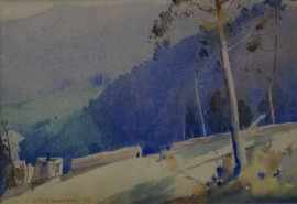 Appraisal: Rubery Bennett - Untitled watercolour signed and dated 'W R