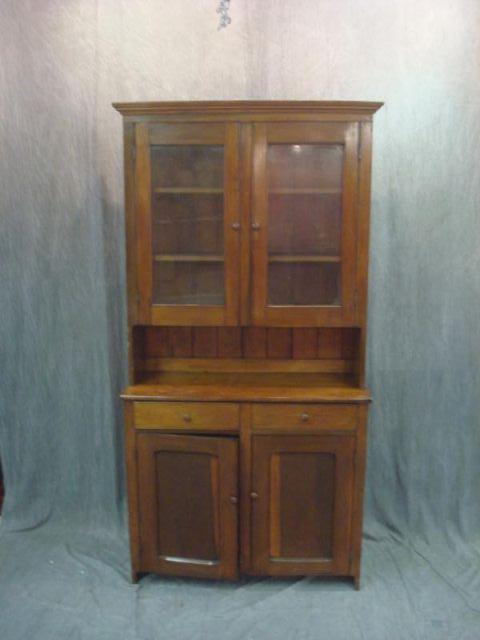 Appraisal: th Cent Stepback Cabinet From a Manhattan apartment Dimensions x