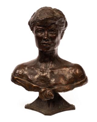 Appraisal: Lord Charteris of Amisfield Georgina Nayler bronze bust initialled and