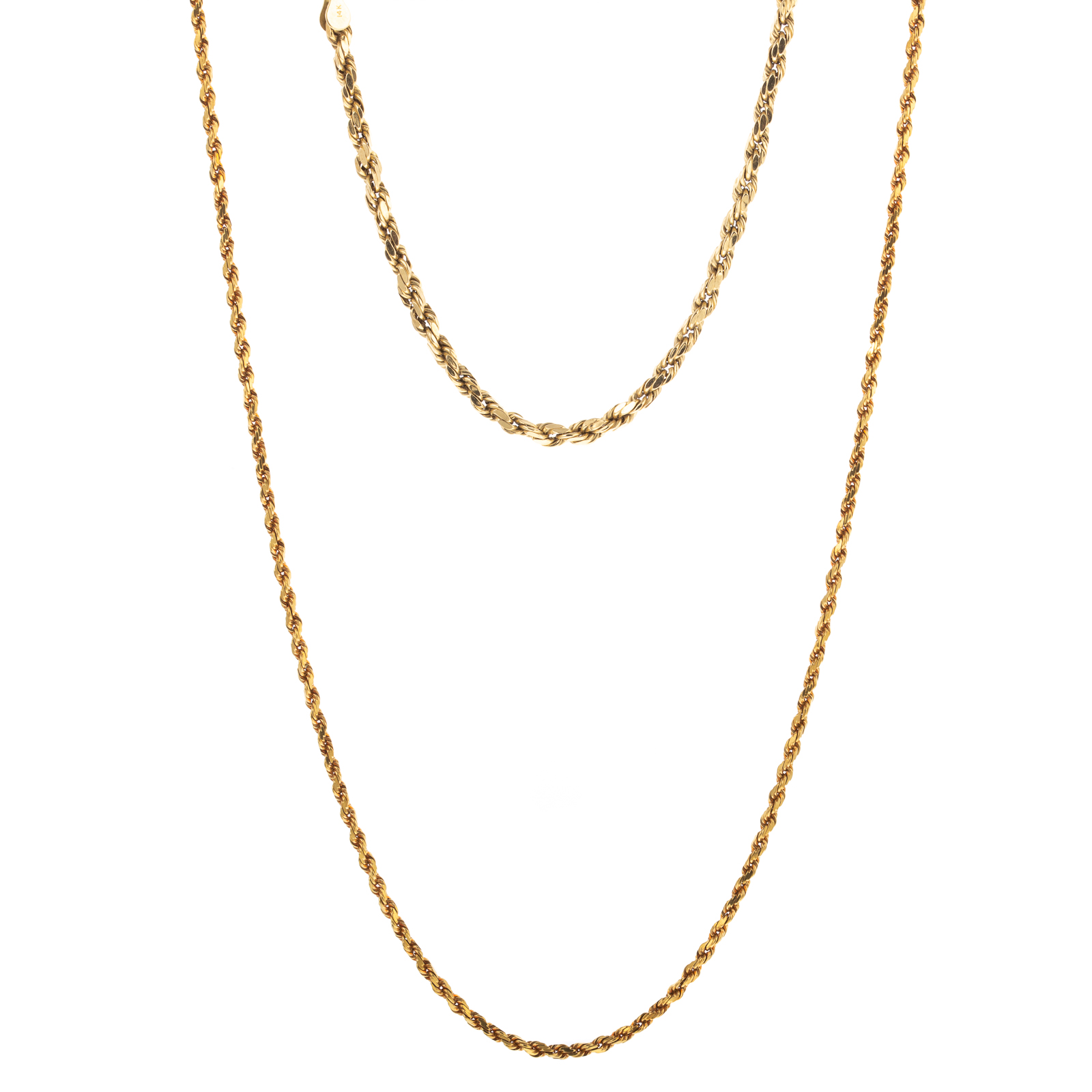 Appraisal: A TWISTED BRAIDED CHAIN ANKLET IN K K yellow gold