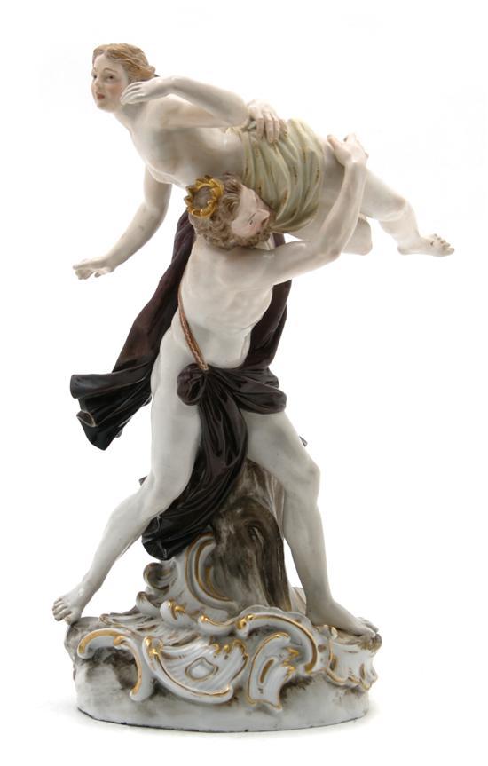 Appraisal: German Porcelain Figure of the Rape of the Sabines Meissen