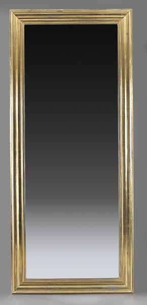 Appraisal: An American Classical-Style Gilt Pier Mirror the ogee molded frame