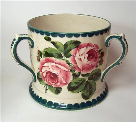 Appraisal: WEMYSS MEDIUM TYG EARLY TH CENTURY decorated with cabbage roses