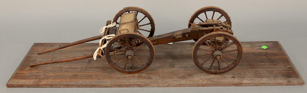 Appraisal: Fine pounder field Gun and Limber Fine pounder field Gun