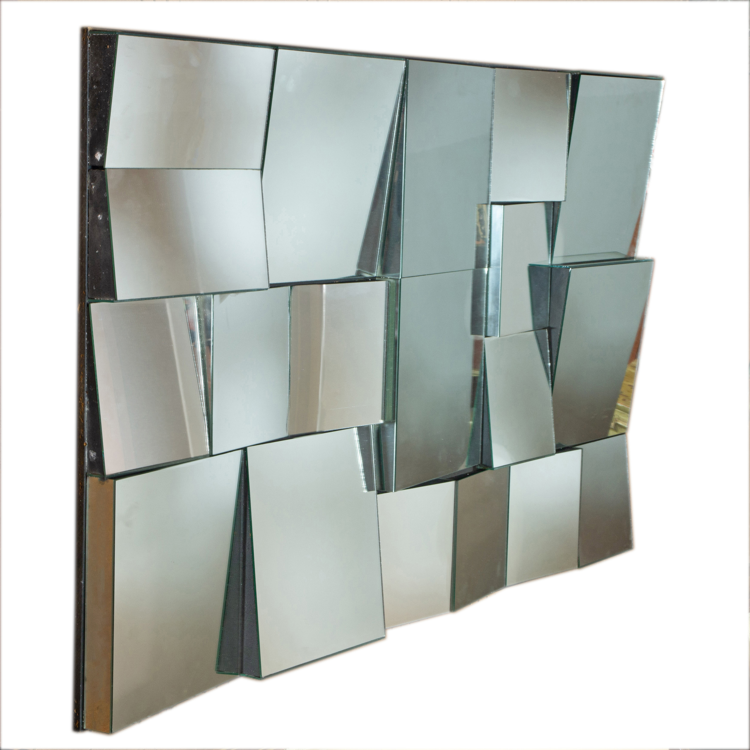 Appraisal: A CONTEMPORARY NEAL SMALL SLOPES MIRROR A contemporary Neal Small