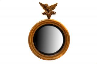 Appraisal: Federal Style Giltwood Bulls Eye Mirror American mid to late