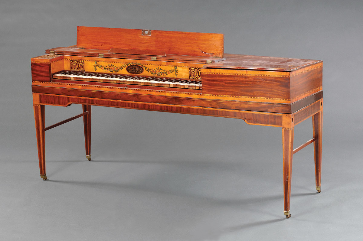 Appraisal: REGENCY INLAID MAHOGANY PIANO FORTE MADE BY GEORGE ASTOR AND