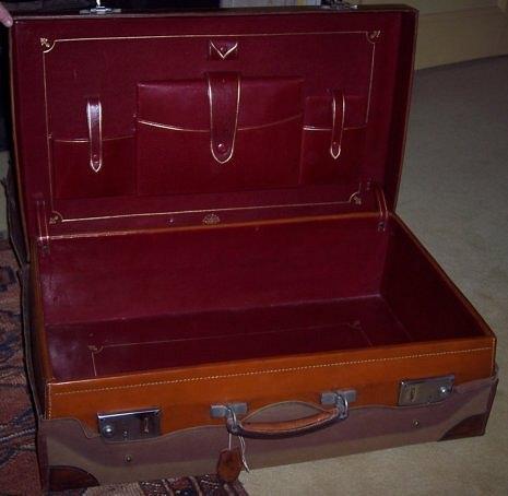 Appraisal: A fine leather dressing case by Finnegans of Manchester in