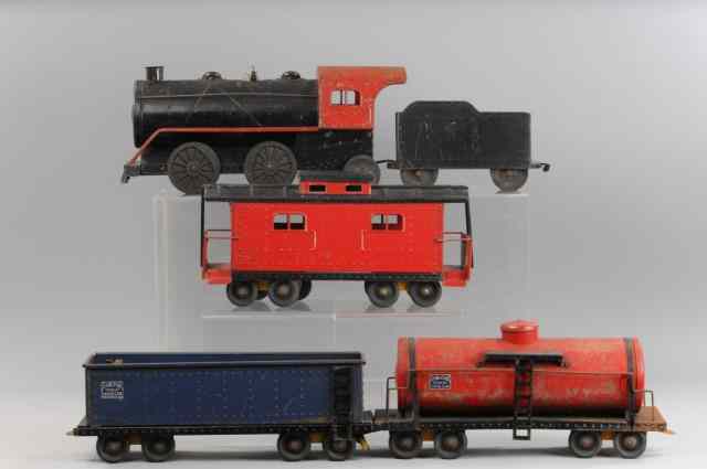 Appraisal: COR COR TRAIN SET Pressed steel includes locomotive with tender