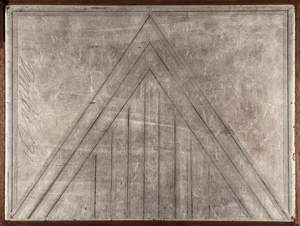 Appraisal: George Bauer Dunbar American New Orleans b Triangular Composition silver