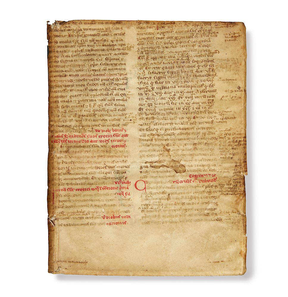 Appraisal: Manuscript Manuscript Persio Tradotto in Verso sciolto e dichiarato by