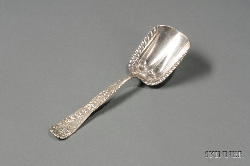 Appraisal: Tiffany Co Sterling Grape Vine Pattern Serving Scoop - scoop-form