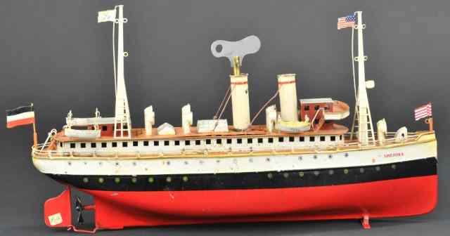 Appraisal: MARKILIN ''AMERIKA'' OCEAN LINER Germany early th century one of