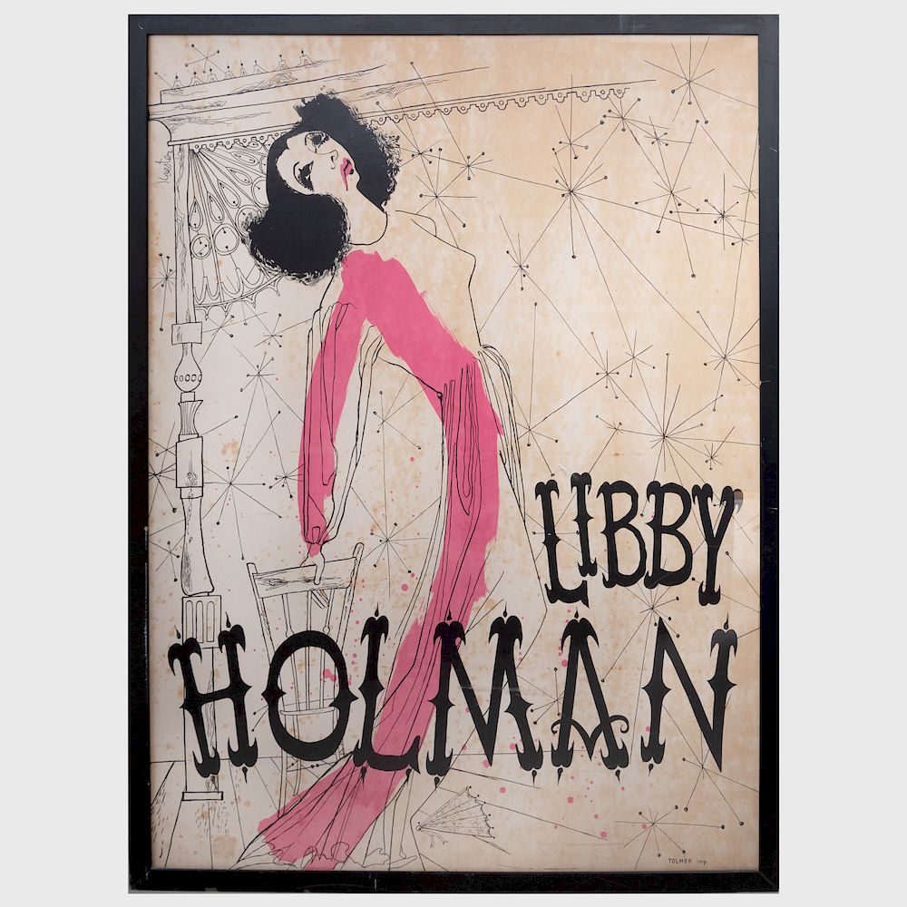 Appraisal: Fred C Koester - Libby Holman Lithographic poster x in