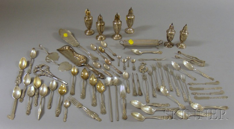 Appraisal: Group of Sterling Flatware Table Items including a set of