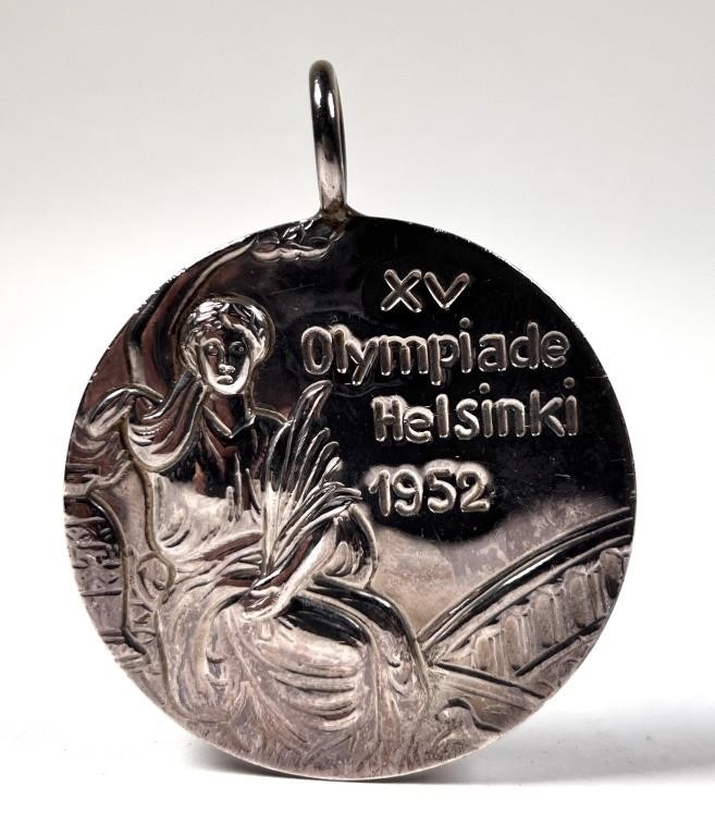 Appraisal: Reproduction of a Helsinki XV olympic medal Approx in diameter