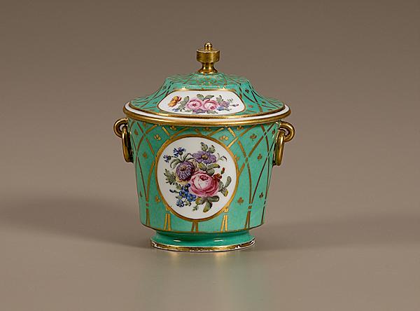 Appraisal: SEVRES PORCELAIN SUCRIER WITH COVER France early th century A