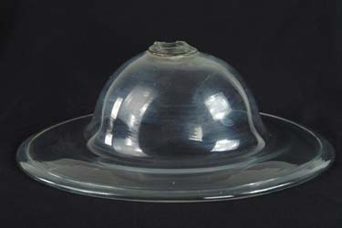 Appraisal: RARE LARGE SMOKE BELL Wonderful hand blown smoke bell is