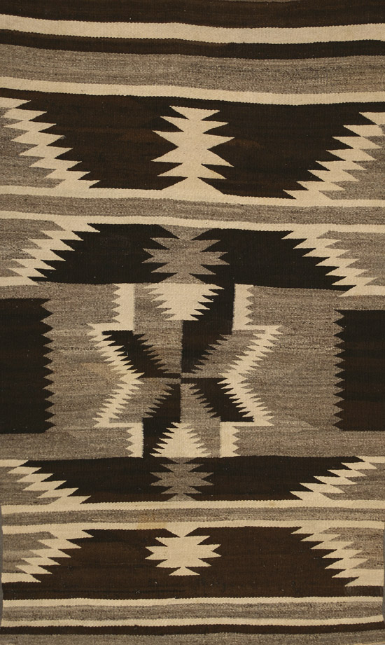 Appraisal: Two Navajo Regional Rugs First Half th Century The first