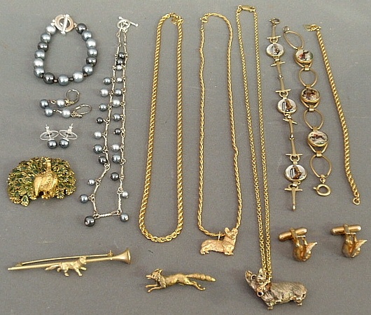 Appraisal: - Group of jewelry and accessories to incl gold-filled reverse