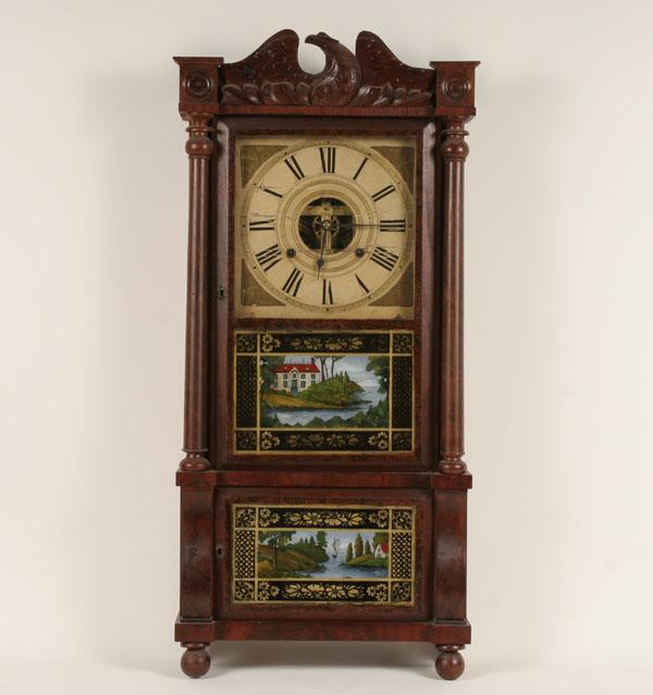 Appraisal: Conn Empire mantle clock Birge and Mallory Co mahogany triple