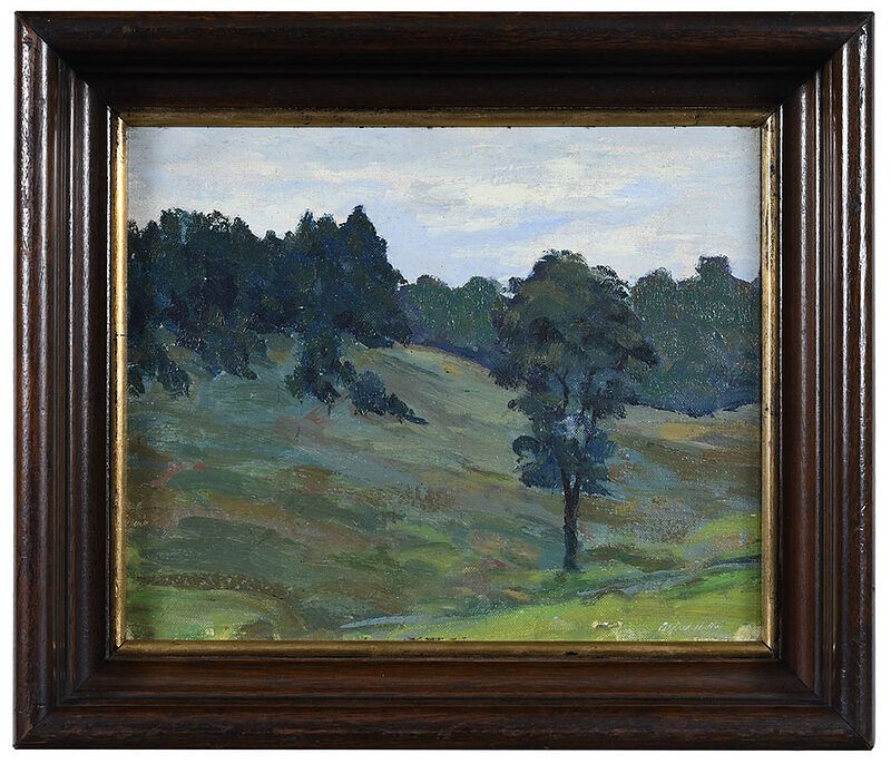 Appraisal: Alfred Heber Hutty New York North Carolina - Landscape signed