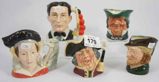 Appraisal: Royal Doulton Small Character Jugs Town Crier D Parson Brown