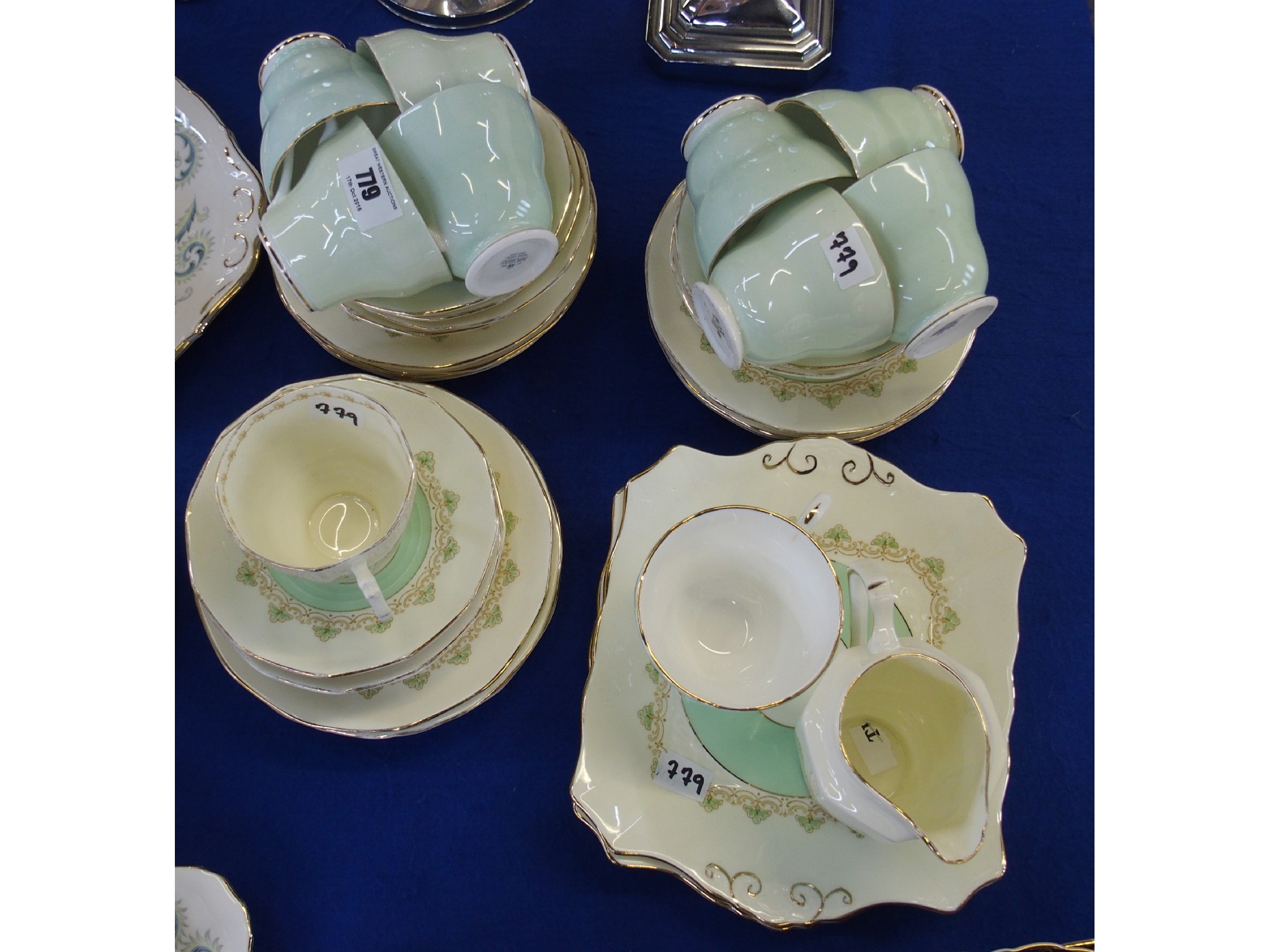 Appraisal: Duchess China and Plant Tuscan China partial tea sets