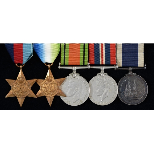 Appraisal: - Star Atlantic Star Defence Medal War Medal and Royal