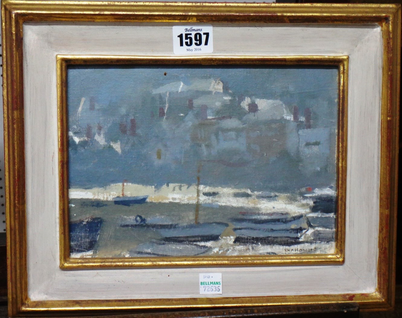 Appraisal: Ken Howard b Low water Mousehole oil on board signed