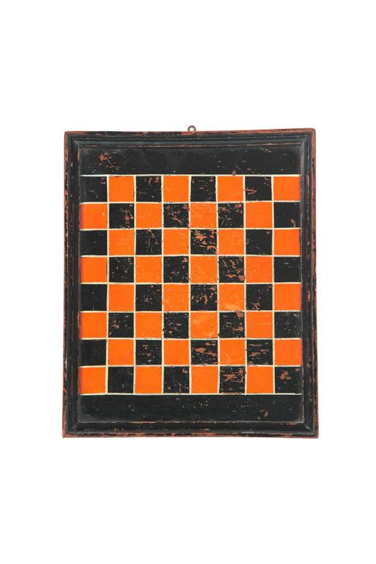 Appraisal: GAMEBOARD American early th century softwood Single board with applied