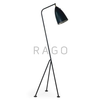 Appraisal: GRETA MAGNUSSON GROSSMAN - RALPH O SMITH Adjustable floor lamp