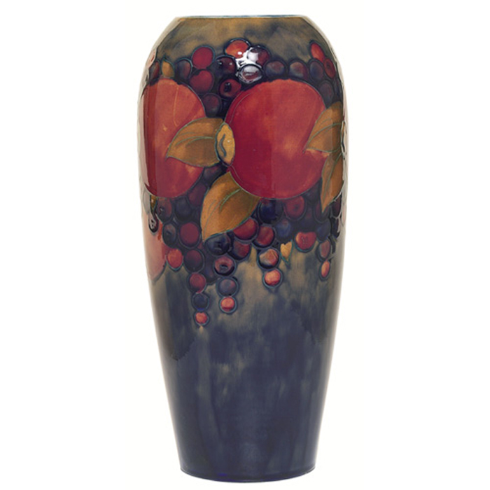 Appraisal: Impressive Moorcroft vase large tapered form with a Pomegranate decoration