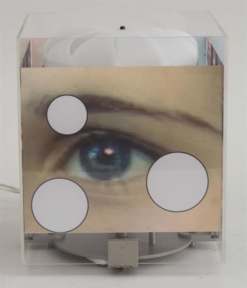 Appraisal: TONY OURSLER b THE REVOLVING LAMP Mixed media number from