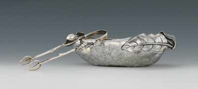 Appraisal: A Rare Gorham Sterling Silver Olive Bowl with Original Tongs