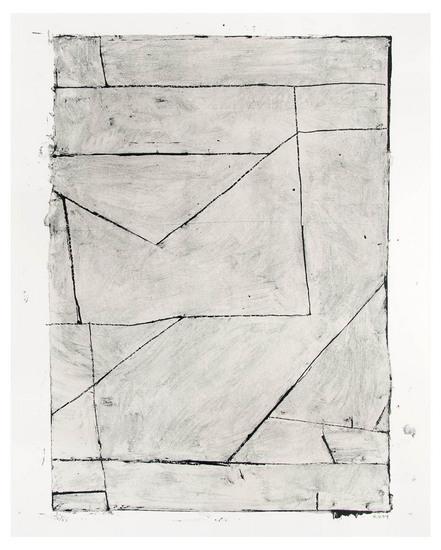 Appraisal: Richard Diebenkorn - trip on the ground lithograph signed and