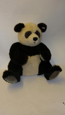 Appraisal: A Steiff replica Giant Panda EAN No in black and