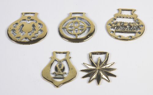 Appraisal: A collection of sixty-eight horse brasses various styles