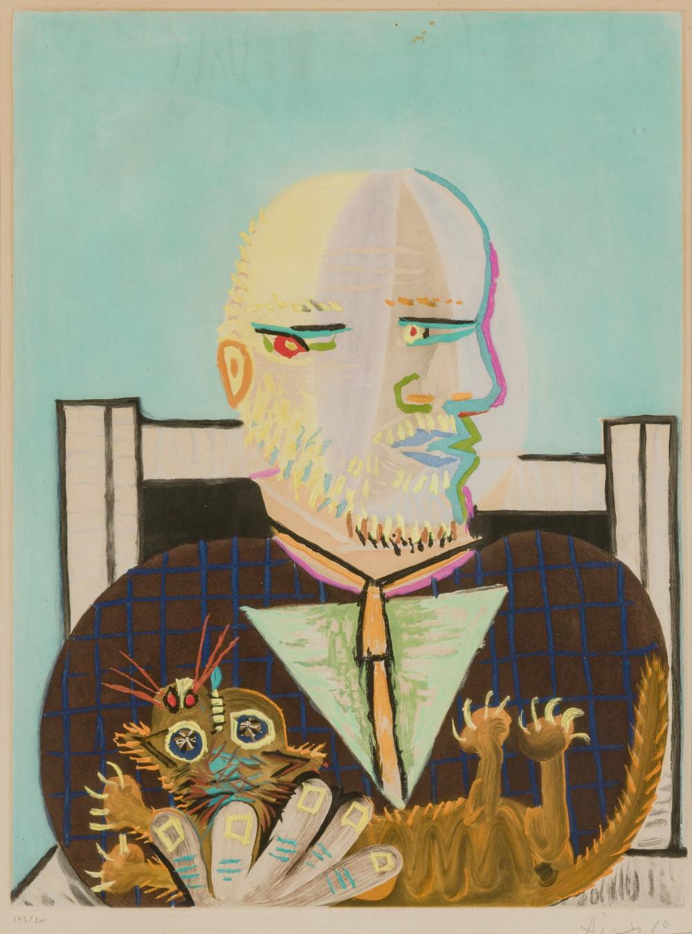 Appraisal: PABLO PICASSO AFTER Spanish - Vollard et Son Chat ca