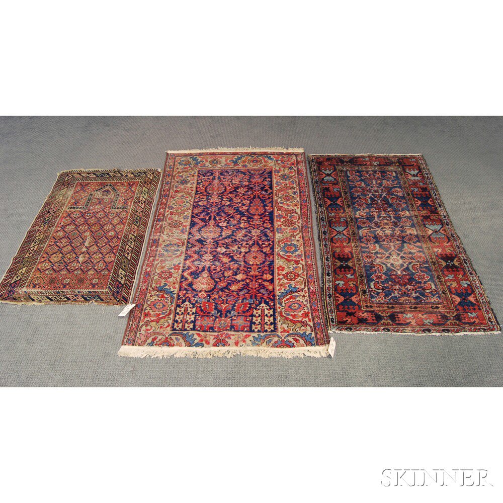 Appraisal: Three Oriental Rugs Northwest Persia and East Caucasus early th