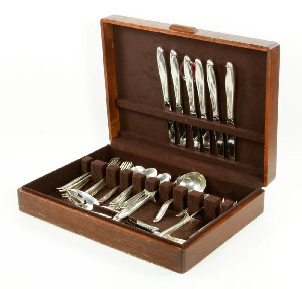 Appraisal: - Partial Reed Barton Flatware Set Sterling Partial Reed Barton