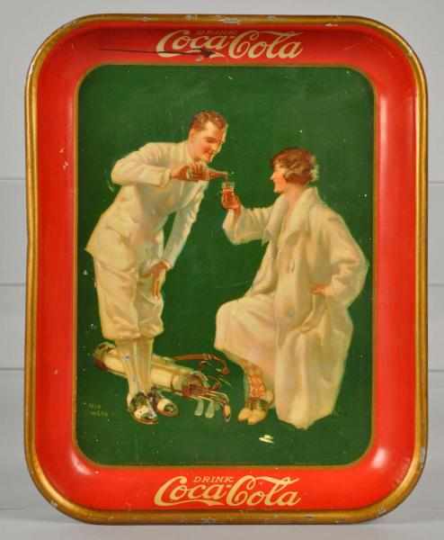 Appraisal: Coca-Cola Serving Tray A few shallow surface dents a few