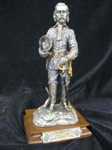 Appraisal: Chilmark Pewter Statue of George A Custer by Burnam ''