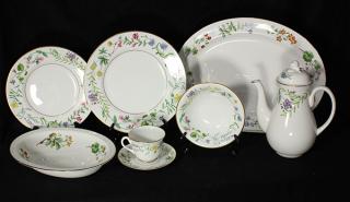 Appraisal: lot of Royal Worcester partial table service in the Arcadia