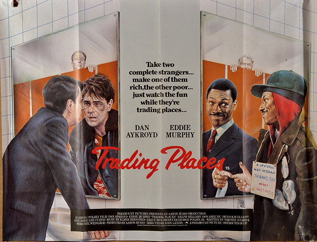 Appraisal: TRADING PLACES Paramount comedy starring Eddie Murphy British quad x