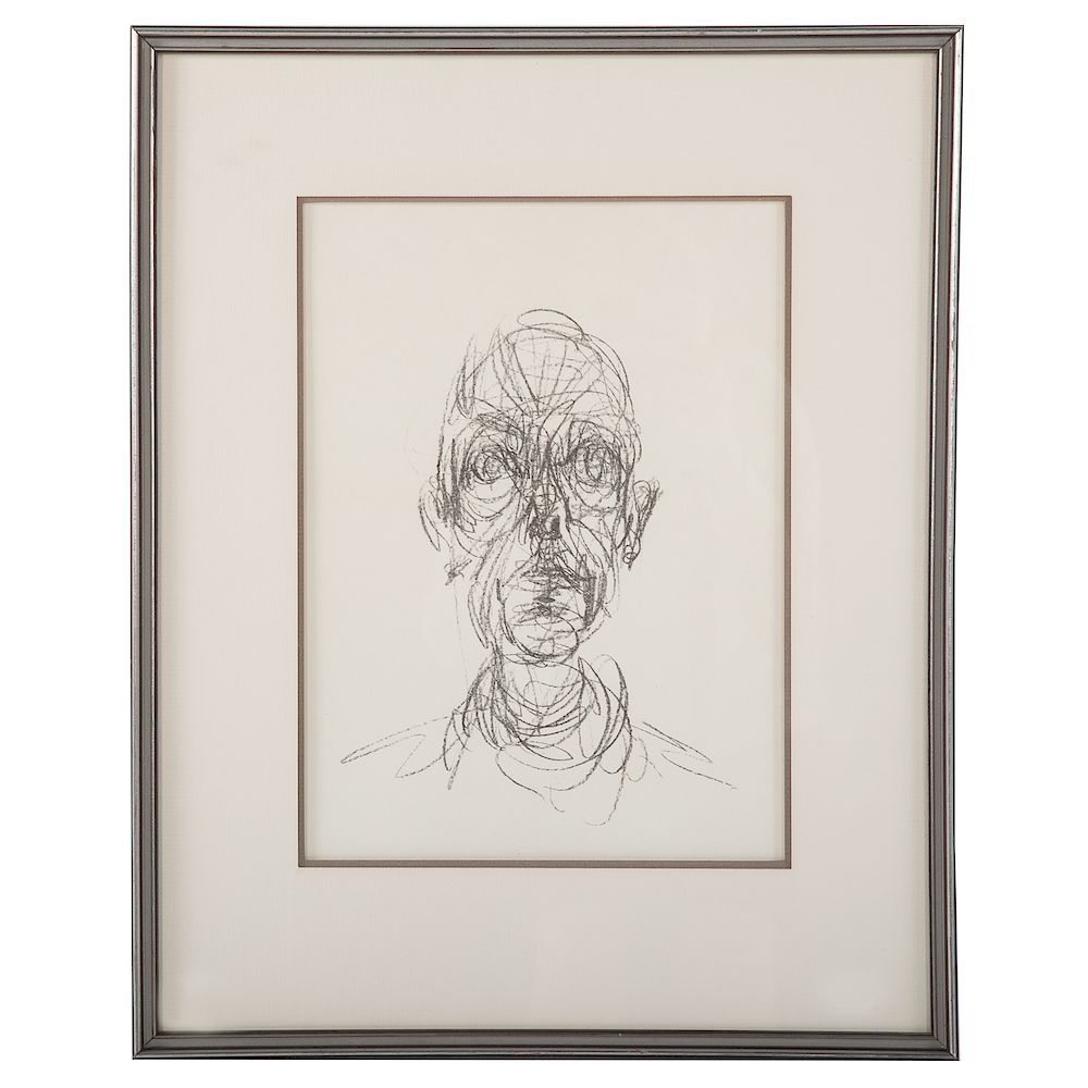 Appraisal: Alberto Giacometti Head of Man Swiss - Lithograph from the