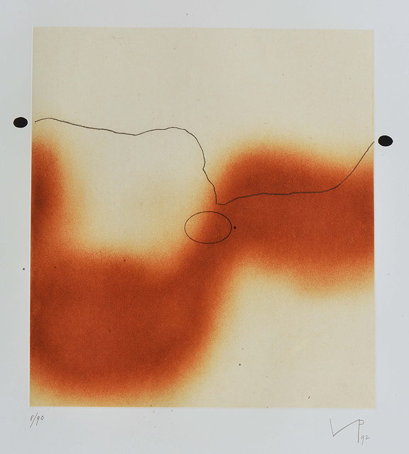 Appraisal: Victor Pasmore British - Desert Sand signed dated and numbered