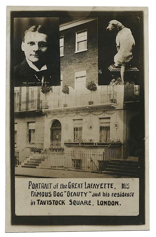 Appraisal: The Great Lafayette RPPC Portrait of Lafayette and His Famous