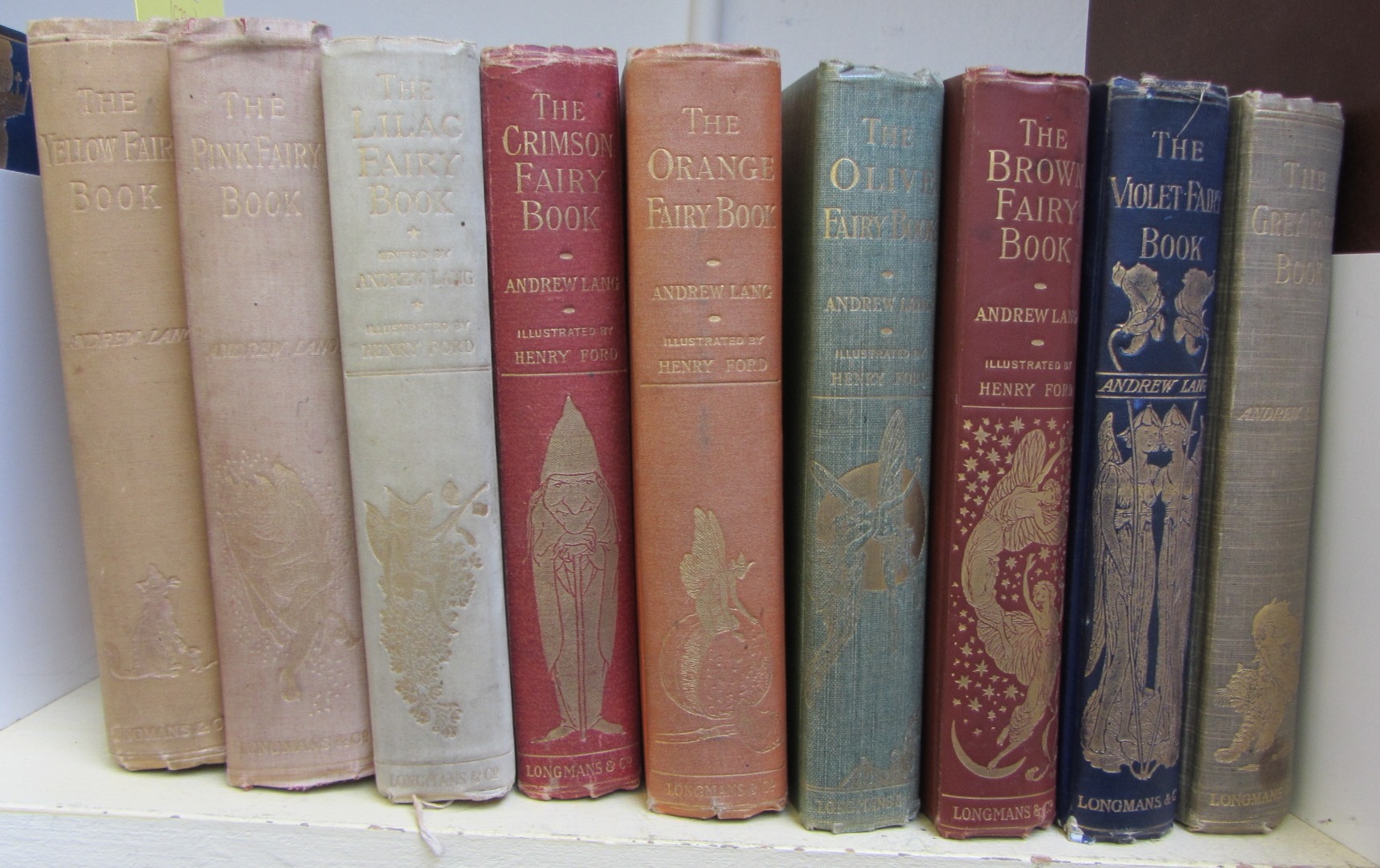 Appraisal: LANG A editor Fairy Books vols coloured and other illus